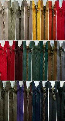 YKK Or Dulon 28  Separating Zippers Vislon Two Way Parka Made In USA Jackets • $4.29