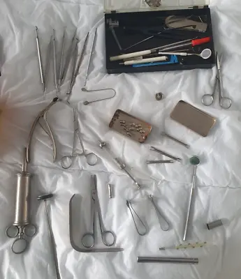 £100 • Buy Vintage Assorted Medical, Surgical And Dental Tools & Equipment