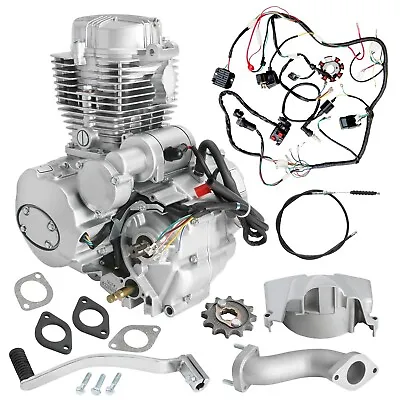 CG150cc Manual Vertical Engine Motor W/Reverse Electric Start Wiring For ATV UTV • $599.08