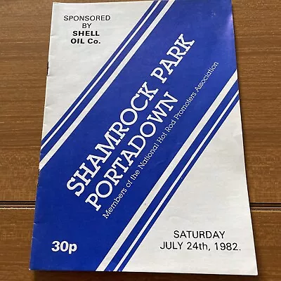 Stock Car Racing Programme F2 Shamrock Ireland 24-7-1982 • £8