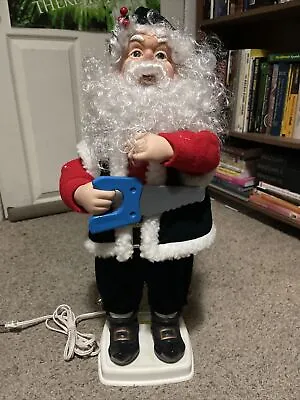 Vintage Telco Motionette Animated Christmas Santa’s Workshop E-Z Decor WORKS 24” • $47.99