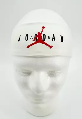 Nike Jordan Fury Headband Adult Graphic White/Black/Gym Red • $18.95