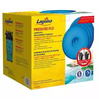Laguna Replacement Foam Kit For Pressure Flo 12000 14000 (5 Foams) • £46.99