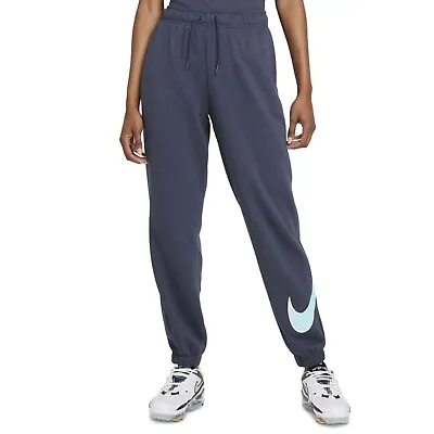 Nike L42906 Womens Blue Plus Size Sportswear Femme Easy Fleece Joggers Size 1X • $86.62