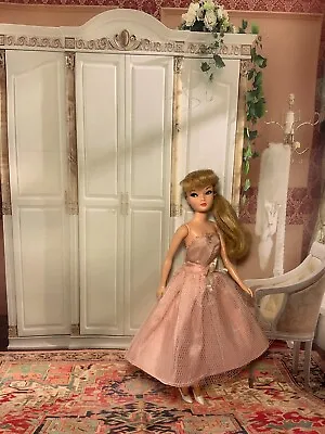Vintage Barbie Clone Dress Miss Suzette Wendy Premier Babs Pink Dress No Doll • $48
