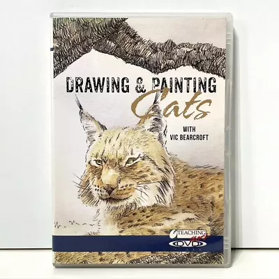 Drawing & Painting Cats DVD With Vic Bearcroft Learn To Become A Wildlife Artist • £19.99