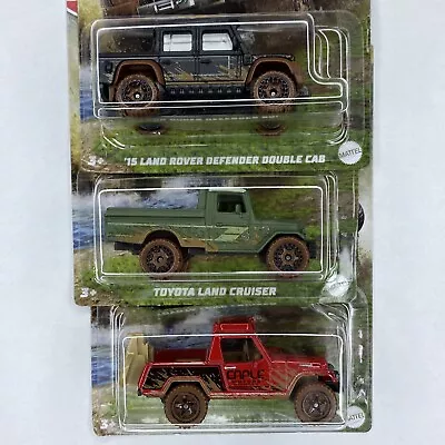 Hot Wheels Off Road Mud Runners Walmart Exclusive Jeep Land Rover Toyota Set 3 • $14