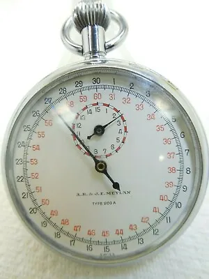 Vintagemeylana.r.&j.e.type200a Second Stop Watchtimer .7jewel Works18s • $75