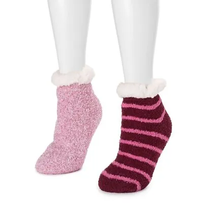 Muk Luks Women's Short Cabin Socks 2-Pairs NEW • $14.99