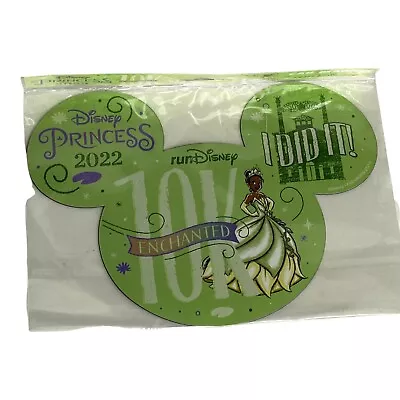 Disney RunDisney 2022 Princess Half Marathon Tiana 10k I Did It! Car Magnet • $16.44