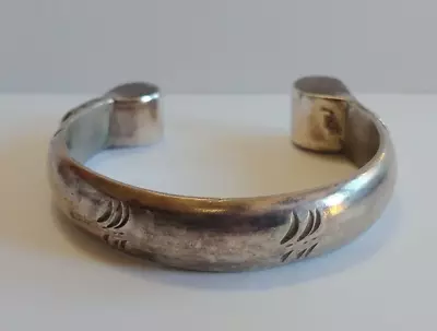 Vintage Moroccan Tuareg Sterling Silver Cuff Bracelet • $275