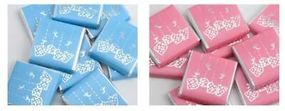 Baby Shower Chocolate Favours - Neapolitan Squares - Gender Reveal Christening • £3.69