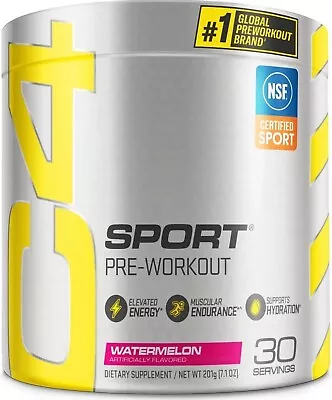 Cellucor C4 Sport Pre Workout Powder Pre Workout Energy Watermelon30 Servings • $23.27