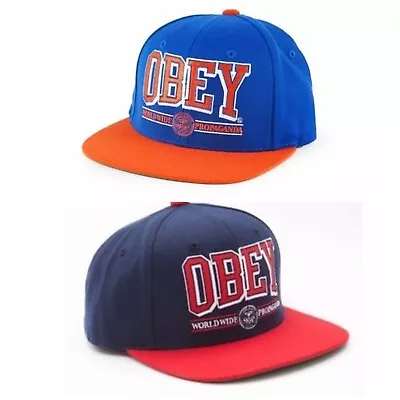 Bnwt 2 X Mens Obey Athletics Baseball Snapback Caps • $26.99