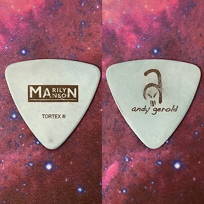 Marilyn Manson Guitar Pick Tortex Andy Gerold Stage Model 2009 High End Low Tour • $17.99