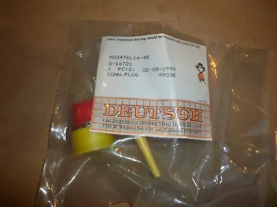 Deutsch MS Military Connector MS3476L14-4S    NEW • $30