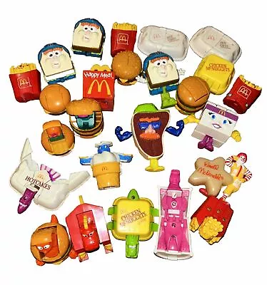 McDonalds Changeables Happy Meal Toy Lot (25) Transformers Dino 1990s Big Mac • $60