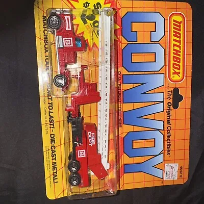 Matchbox Convoy Fire Dept Truck CY 12 Peterbilt Fire Engine • $22.99