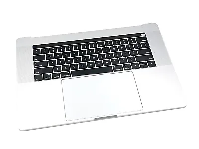 OEM A1990 Apple Macbook Pro 15  Topcase Keyboard Trackpad Battery Silver Grade A • $49.99