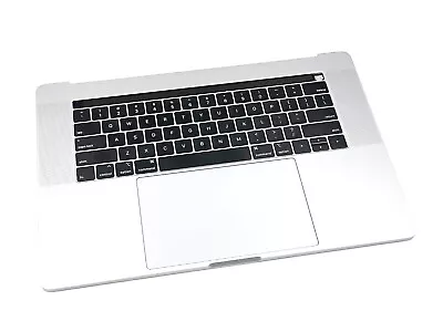 OEM A1990 Apple Macbook Pro 15  Topcase Keyboard Trackpad Battery Silver Grade B • $44.99