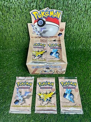 $309.99 • Buy BOX BREAK FRESH - Pokemon 1st Edition Fossil Booster Pack | FACTORY SEALED WOTC