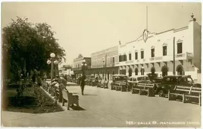 1940s Matamoros Mexico 6th Street Real Photo • $11