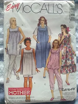 Smock Pinafore Dress Trousers Sewing Pattern McCalls 5984  Vintage Maternity  • £9.50