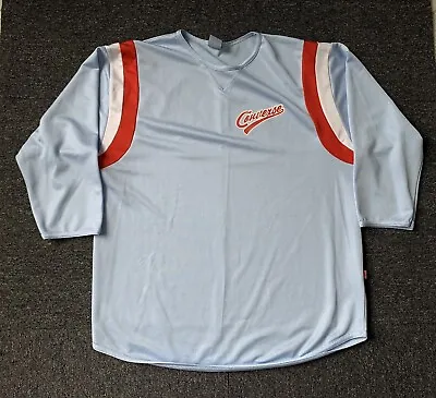 Vintage Converse Jersey Mens Long Sleeve XXL Light Blue #08 Made In Australia • $29.95