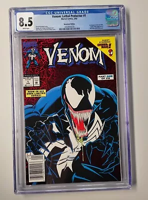 VENOM: Lethal Protector #1 - CGC 8.5 Newsstand New Slab • $59