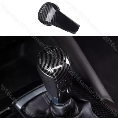 For Mazda3 Mazda6 CX5 CX3 CX8 CX9 Cx-5 Carbon Fiber Color Gear Shift Knob Cover • $10.39