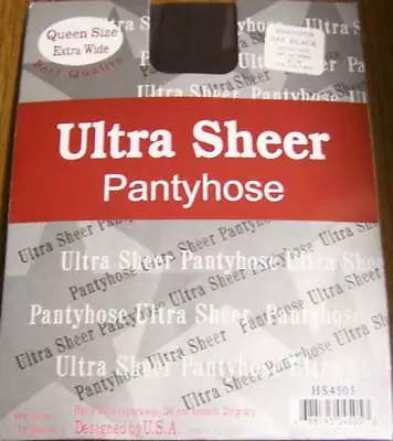 Lot Of 5 Pack--Ultra Sheer Pantyhose  One Size   Queen Size   Stocking Nylon • $12.99