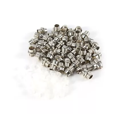 $8.84 • Buy 50Pcs 5mm Silver Metal LED Bezel Holder Panel Display Accessory New