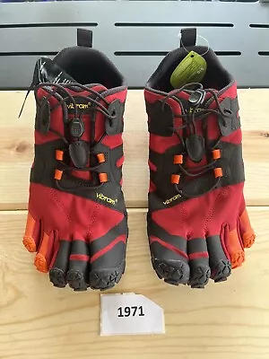 Vibram Fivefingers V-trail Men's Red/Black TrekSport Shoes - EU 41 / US 9-9.5 • $99