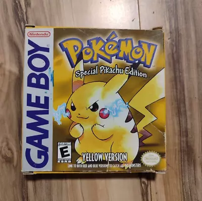 Pokemon Yellow Version - Nintendo Game Boy - Authentic Box (USA Version) • $149