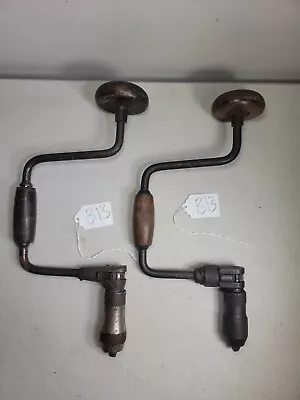 $27.50 • Buy Vintage Millers Falls  Germany  & Challenger Hand Crank Drill Brace Auger B13