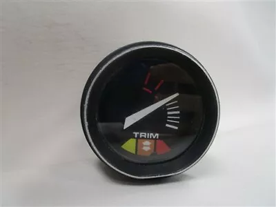 Mercury Quicksilver Trim Gauge 90471b Black Face / Bezel Marine Boat • $16.95