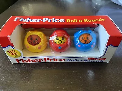 Fisher Price Roll-a-Rounds 1114 NIP Early Childhood Play Toy VTG NOS 1994 • $25