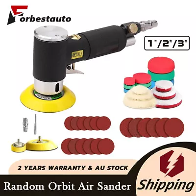 Random Orbit Air Sander Kit 1 /2 /3  Mini Grinding Machine Car Polisher Buffer • $49