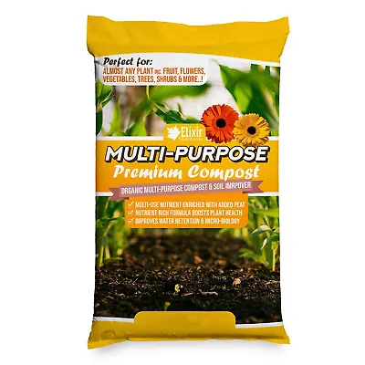 Organic Nutrient Rich Premium Multi-Purpose All Purpose Compost / Soil Improver • £8.89