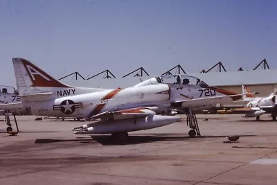 4778 Original Military Aircraft Slide Ta-4j Skyhawk 158073/a720 Vt-7 Usn 1978 • $2.50