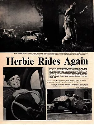 (f&f30) Film Preview Pictures  Herbie Rides Again  Helen Hayes & Ken Berry • £8.99