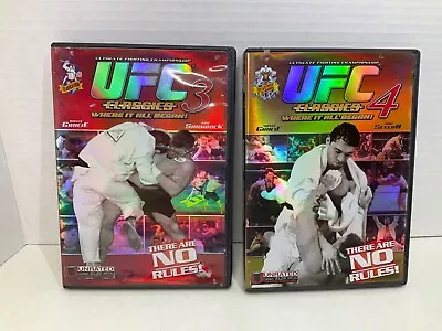 1994 UFC CLASSIC COLLECTION - Ultimate Fighting  Championship Volumes 3 & 4 DVD • $12.97