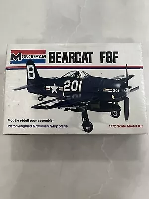 Vintage Monogram Grumman F8F Bearcat 1/72 Model 6789 New & SEALED Kit • $19