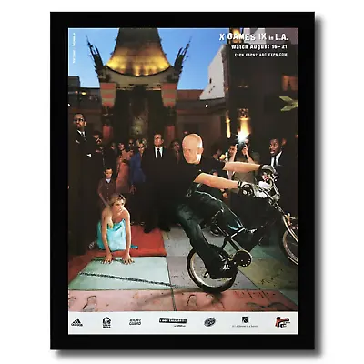 $55.49 • Buy 2003 X Games IX In L.A. Framed Print Ad/Poster RYAN NYQUIST BMX Bike Wall Art