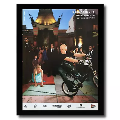 2003 X Games IX In L.A. Framed Print Ad/Poster RYAN NYQUIST BMX Bike Wall Art • $55.49