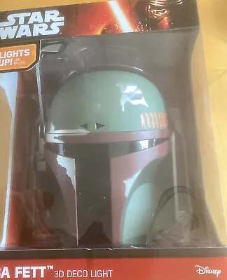 Star Wars Darth Vader Helmet 3D Deco Wall Light • £23.45