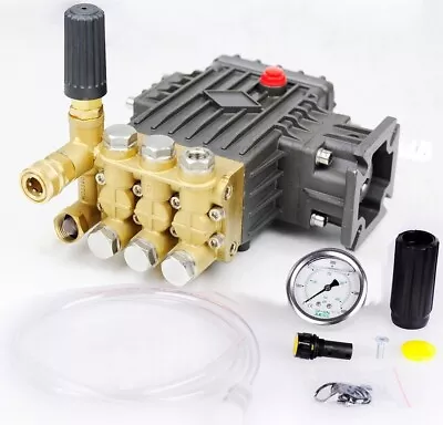 For Mi-T-M 3-0414 Pressure Washer Pump Triplex 3.5GPM@3000PSI 3400RPM 3/4  Shaft • $175.99