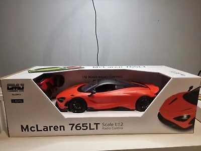 Mclaren 765lt Cmj Rc Cars Scale 1:12 Radio Control 2.4ghz Orange • £34.90