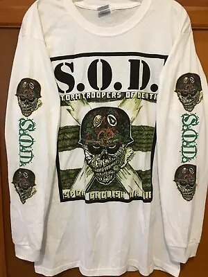 S.O.D. Long Sleeve L Shirt Vio-lence Thrash Overkill Anthrax Testament Exodus • $32