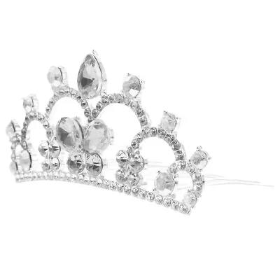  Baby Tiara Crown Princess Hair Comb Makeup Little Girls Accessories Wedding • £4.66